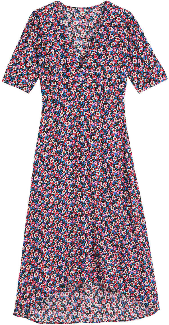 LA REDOUTE COLLECTIONS Kurzärmeliges Kleid mit Blumenmuster, V-Ausschnitt ANDERE