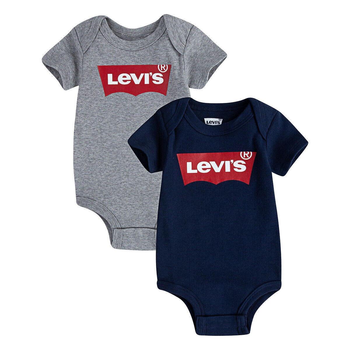 LEVI'S KIDS 2er-Pack Bodys GRAU