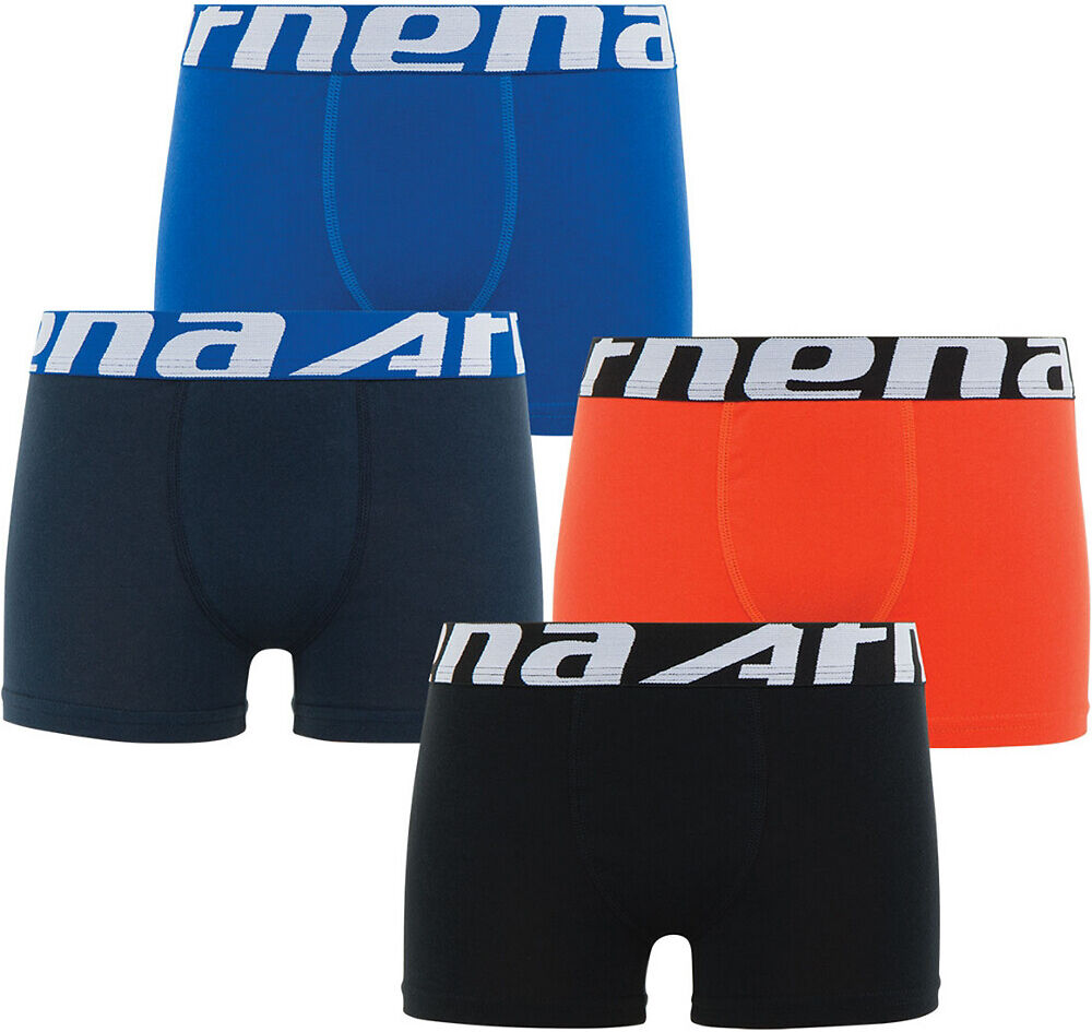 Athena 4er-Pack Boxershorts, 6-16 Jahre SCHWARZ