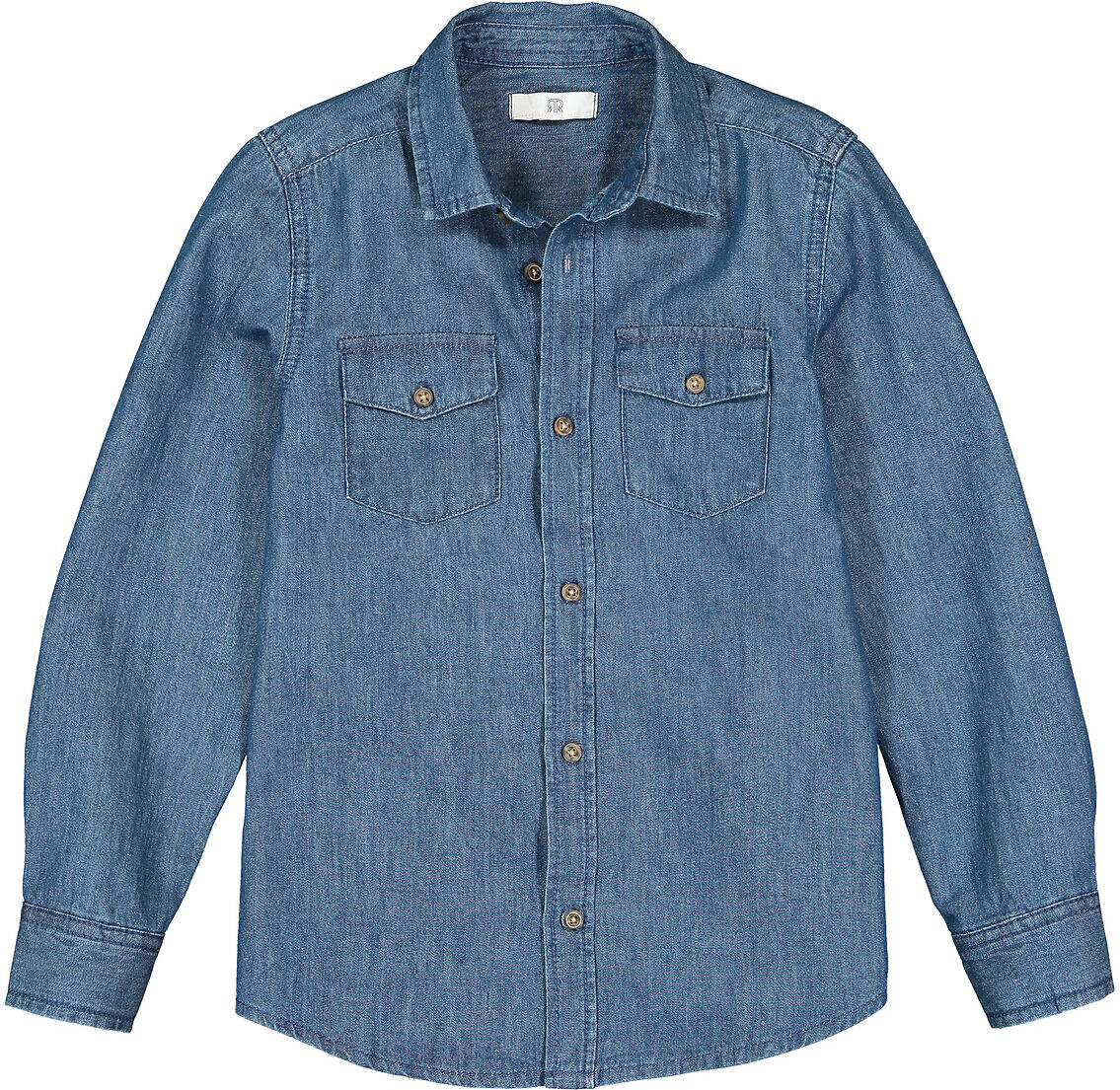 LA REDOUTE COLLECTIONS Jeanshemd, 3-12 Jahre BLAU