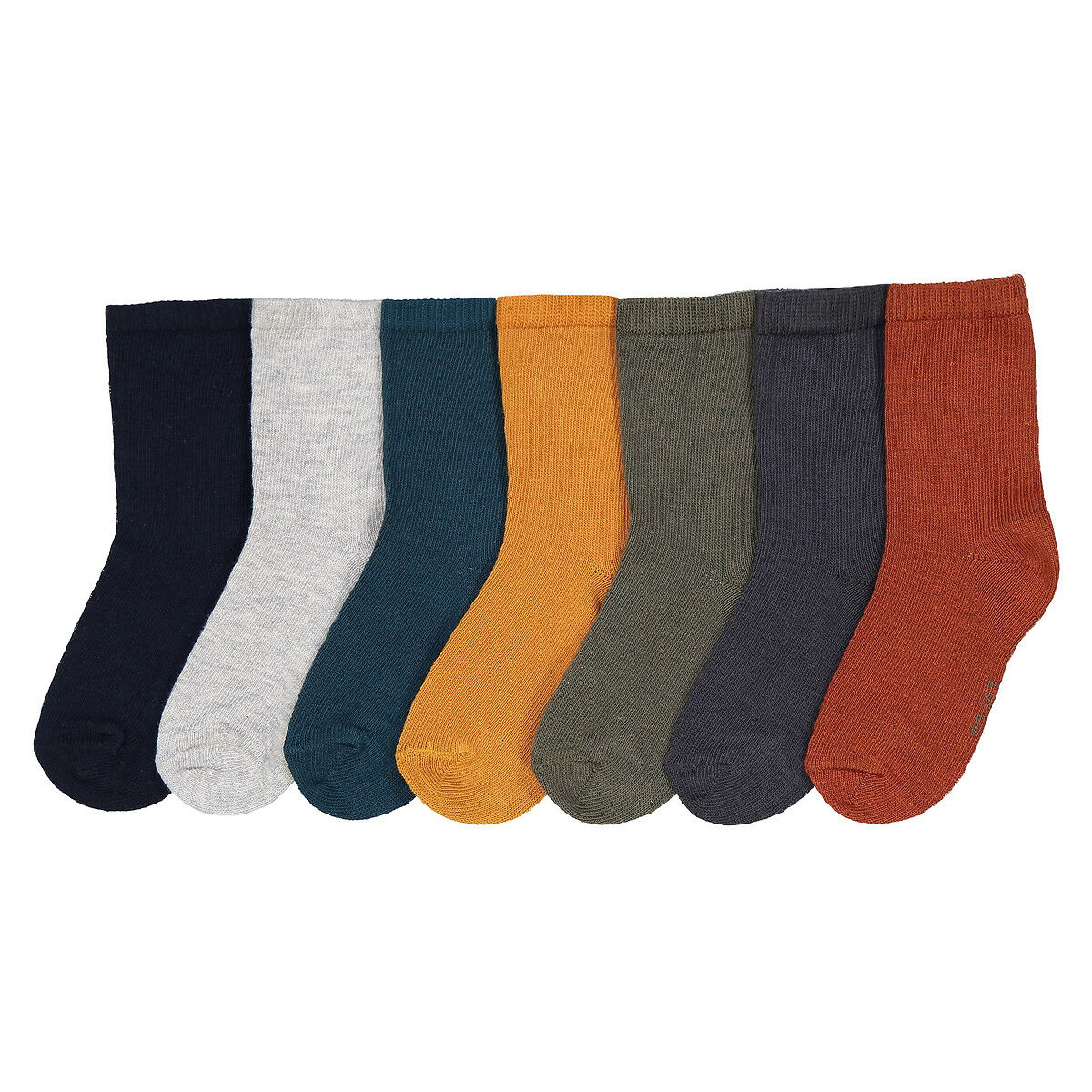 LA REDOUTE COLLECTIONS 7er-Pack Socken, uni MEHRFARBIG