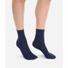DIM 2er-Pack Socken aus mercerisierter Baumwolle Blau