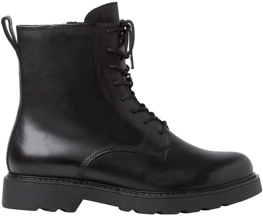 Tamaris Boots Greenstep, Schnürung, Leder SCHWARZ