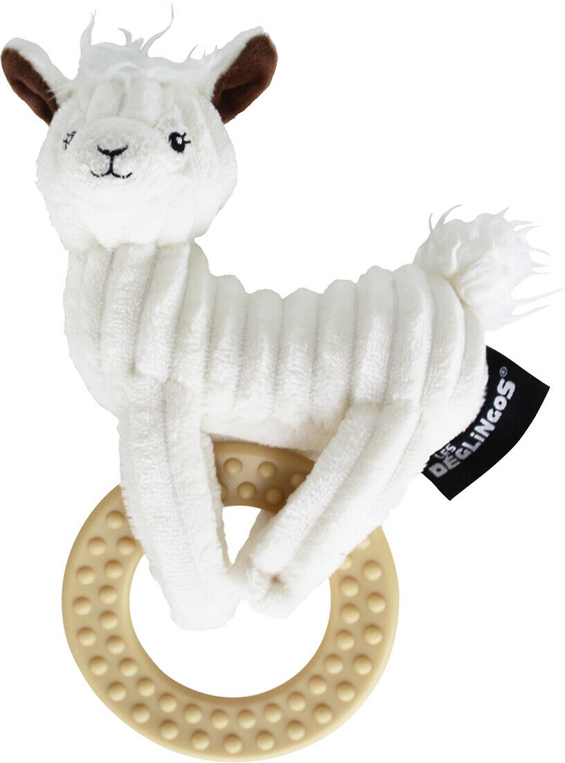 LES DEGLINGOS Kuscheltier Lama Muchachos, 22 cm WEISS