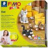 Fimo - Modelliermasse, Cat, 15.5x15.6x2.2cm, Multicolor