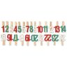 Manor Adventskalender Klammern 4.7x1.6x7.2cm Multicolor