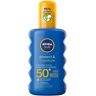 Nivea Sun - Sun Protect & Moisture Sonnenspray Lsf 50+, Spray Protect&moisture 200 Ml