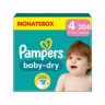 Pampers - Baby-Dry Grösse 4, 204stk