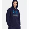 Under Armour - Hoodie, Ua Rival Terry Graphic Hood, M, Dunkelblau