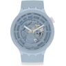 Swatch - Analoguhr, Big Bold Bioceramic C-Blue, 47mm, Blau