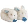 Doudou & Compagnie Stoffpuppe 0-6m Weiss