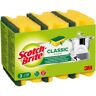 Scotch Brite - Scotch-Brite® Classic Griffschwamm, 3stück Pro Packung, 3 Pezzi, Gelb