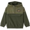 Name It Fleece Pullover, Half-Zip Jungen 92 Olivegrün