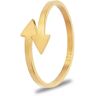 Zag Bijoux - Ring, One Size, Gold