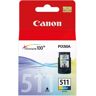 Canon - Cl 511, Tintenpatrone, Cyan, Magenta, Yellow,