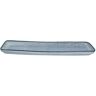 Broste Copenhagen - Rechteckige Platte, 12.5x35cm, Grau-Blau