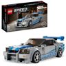 Lego - 76917 2 Fast Furious – Nissan Skyline Gt-R (R34), Multicolor