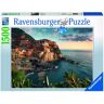 Ravensburger - Puzzle Blick Auf Cinque Terre, 1500 Teile, Multicolor