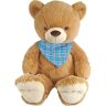 Heunec - Teddybär Mit Schal, Bär Schal 95cm, Braun