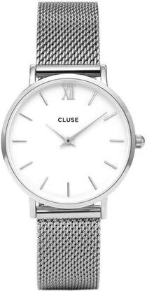 Cluse Minuit Mesh Silver/White