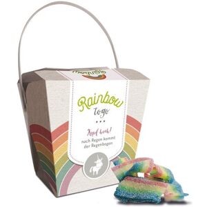 Geschenkidee Rainbow to go - Einhorn Fruchtgummibänder