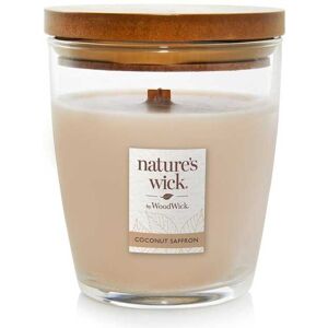 Woodwick Duftkerze »Natures Wick Coconut Saffron« bunt  Ø: 9,5 cm