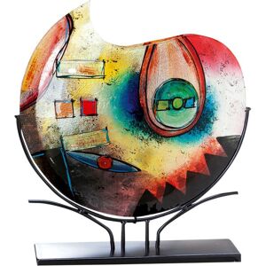 GILDE GLAS art Dekovase »Pusteblume 1« bunt