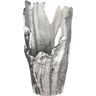 GILDE Dekovase »Vase Coralifero«, (1 St.), extravagante Form, Aluminium,... silberfarben