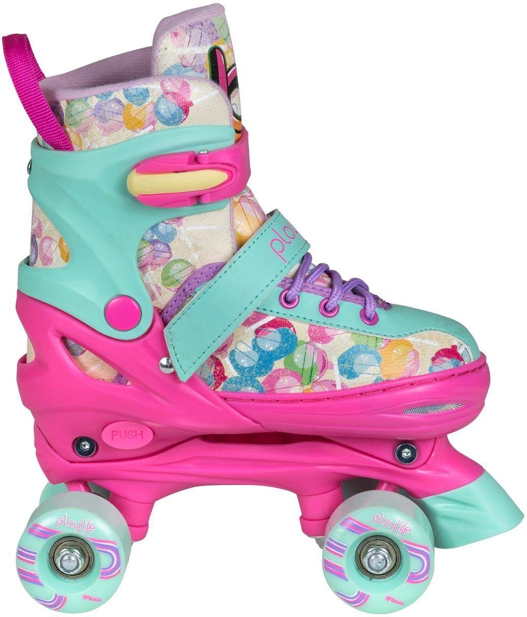 Playlife Rollschuhe »Lollipop« Floral Pink  31/34 35/38