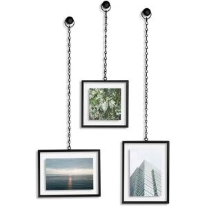 Umbra Bilderrahmen »Fotochain 3er Set,Black« Schwarz