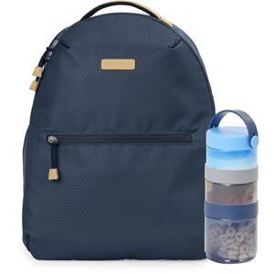 Skip Hop Wickelrucksack »Go Envi, blau-grau« blau  B/H/T: 32 cm x 39 cm x 19 cm