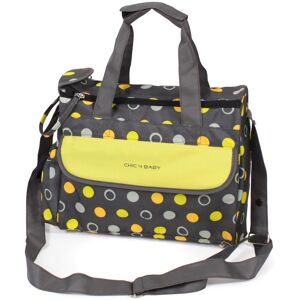 CHIC4BABY Wickeltasche »Komfort, lemontree« grau  B/H/T: 40 cm x 30 cm x 20 cm