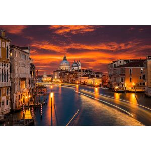 Papermoon Fototapete »VENEDIG-CANAL GRANDE BASILICA SANTA MARIA DELLA SALUTE« bunt  B/L: 4,00 m x 2,60 m