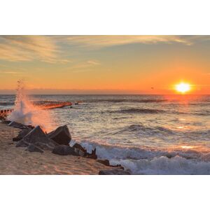 Papermoon Fototapete »Cape Hatteras Beach« mehrfarbig  B/L: 3,5 m x 2,6 m