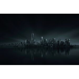 Papermoon Fototapete »Photo-Art MIGUEL ANGEL MARTIN, NEW YORK SKYLINE« bunt  B/L: 5,00 m x 2,80 m