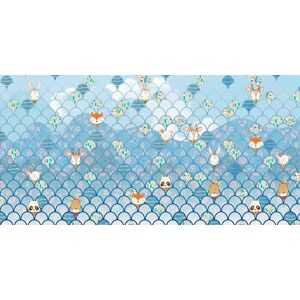 Komar Vliestapete »Shelly Bluewav« blau  B/L: 5 m x 2,5 m