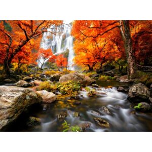 Papermoon Fototapete »Autumn Waterfall« mehrfarbig  B/L: 2 m x 1,49 m