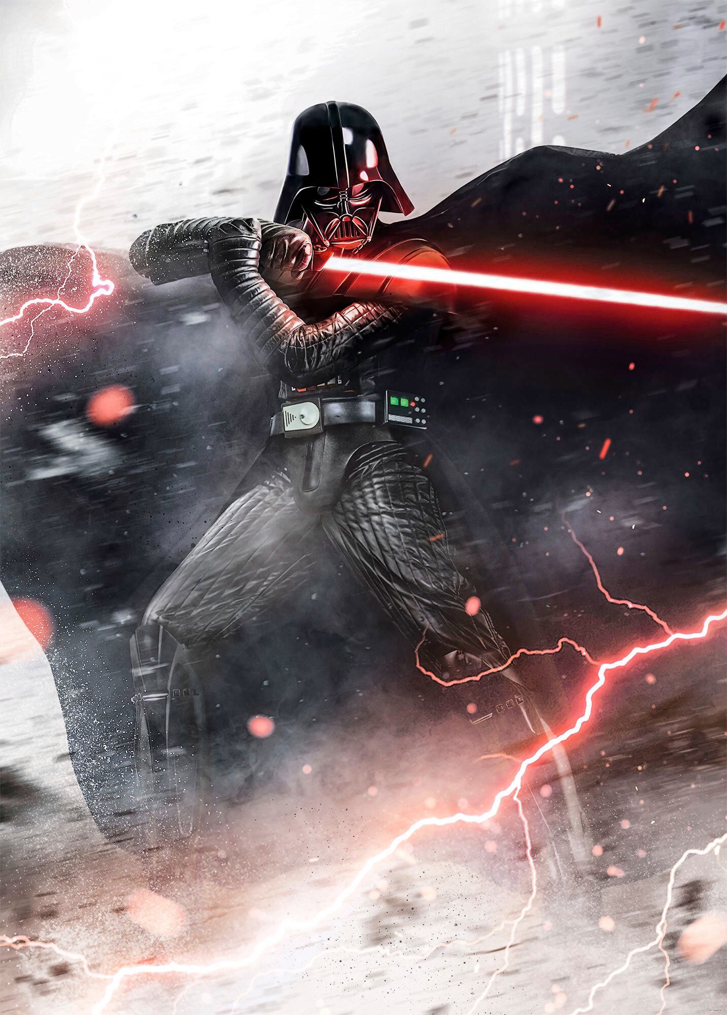 Komar Fototapete »Star Wars Vader Dark Forces«,... bunt