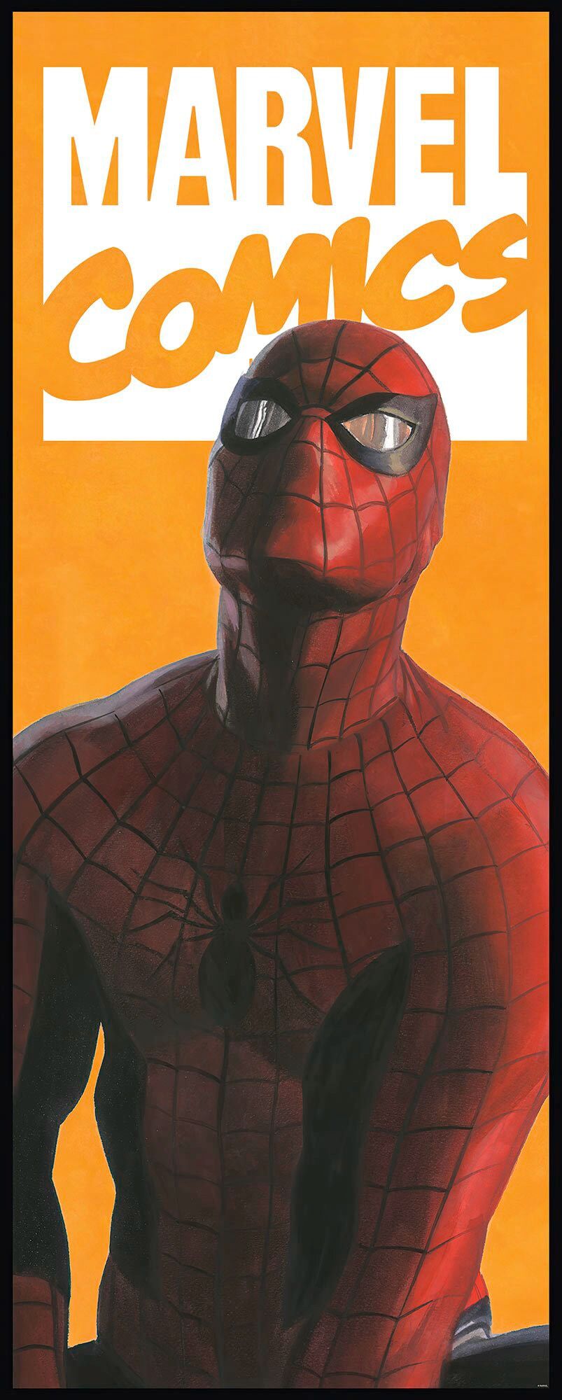 Komar Fototapete »Spider-Man Comic«, bedruckt-Comic-Retro-mehrfarbig, BxH:... weiss