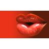 Papermoon Fototapete »Heisse Lippen« bunt  B/L: 2,5 m x 1,9 m