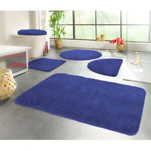 KiNZLER Badematte »Chaozhou«, Höhe 20 mm, rutschhemmend beschichtet,... royalblau  2er-Set 50 x 80 cm / 60 x 100 cm