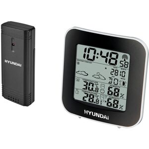 Wetterstation »Hyundai WS 8236«, (mit Aussensensor) silberfarben