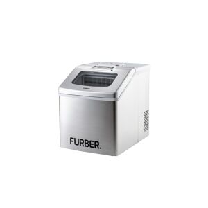 FURBER Eiswürfelmaschine »200 W 18 k« silberfarben