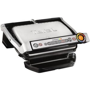 Tefal Kontaktgrill »Optigrill Plus GC712D«, 2000 W schwarz/silberfarben