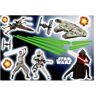 Komar Wandtattoo »Star Wars«, (17 St.) schwarz/weiss/grau