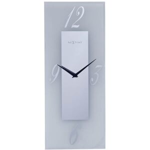 NEXTIME Wanduhr »NeXtime Dali« Transparent, weiss