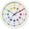 Hama Wanduhr »Easy Learning Ø 30 cm« weiss