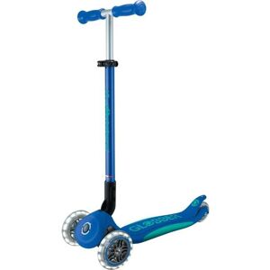 Globber Dreiradscooter »Primo Foldable Plus Lights Mini« blau