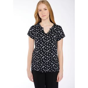 HaILY’S Kurzarmshirt »SS C TP Be44a« 5013 black palm  S (36)