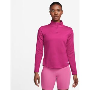 Nike Trainingsshirt »THERMA-FIT ONE WOMEN'S LONG-SLEEVE 1/-ZIP TOP« FIREBERRY/WHITE  XS (30/32)